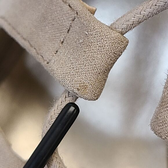 G by Guess Womens Beige Lace Up Cutout Platform Wedge Booties 9.5M - Picture 12 of 16